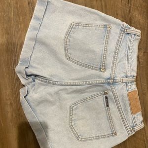 AT denim shorts